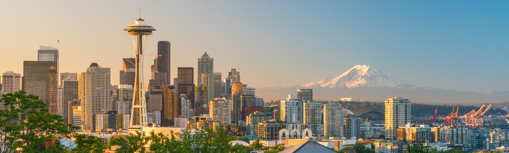 Seattle Skyline, Location Of Construction Job Placement Services